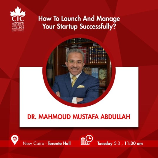  CIC Conducted a Session on “How to Launch and Manage Your Startup Successfully.”