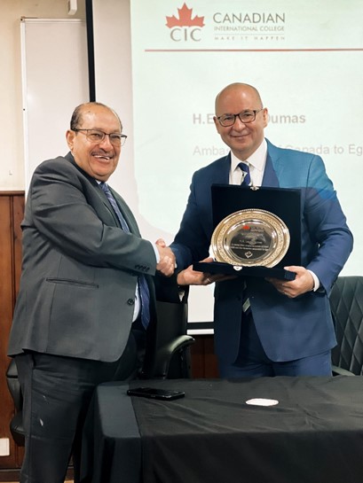 CIC Welcomed the Canadian Ambassador H.E. Louis Dumas