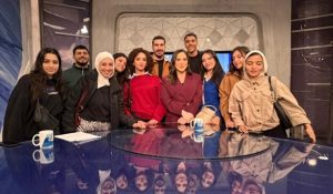 Mass Comm Students Go Behind the Scenes with Heba Galal